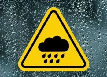 yellow rain warning